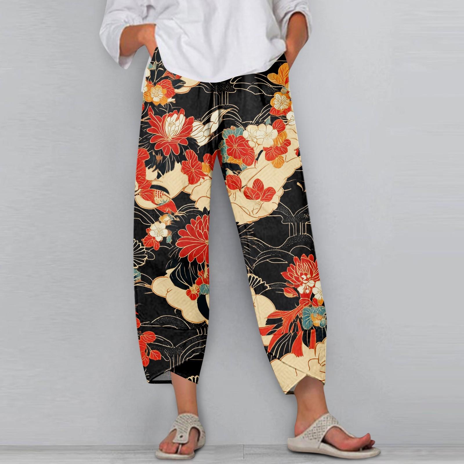 Женские брюки с карманами Повседневные брюки Брюки для женщин Летние повседневные брюки с широкими штанинами и эластичным поясом с карманами XL жёлтый
Женские брюки с карманами Повседневные брюки Брюки для женщин Летние повседневные брюки с широкими штанинами и эластичным поясом с карманами XL жёлтый