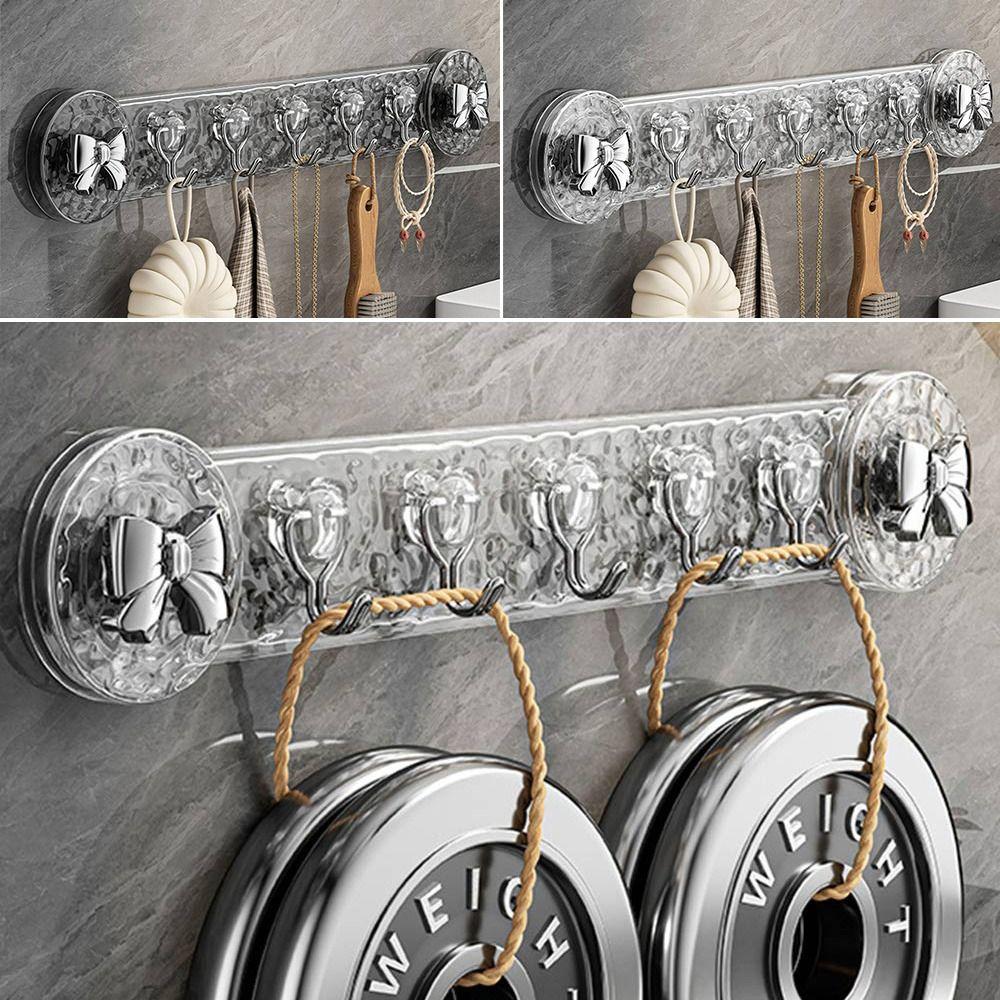 Suction Cup Row Hook Punch-free Strong Load-bearing Storage Rack Gifts Corrugated Hooks прозорий
Suction Cup Row Hook Punch-free Strong Load-bearing Storage Rack Gifts Corrugated Hooks прозорий