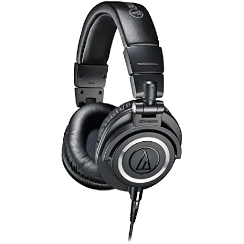 Audio-Technica ATH-M50x Professional Monitor Headphones Wired DTM Recording Mix Mastering DJ Home...
Audio-Technica ATH-M50x Professional Monitor Headphones Wired DTM Recording Mix Mastering DJ Home...