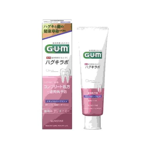 GUM Haguki Labo Natural Herb Mint 85g
GUM Haguki Labo Natural Herb Mint 85g