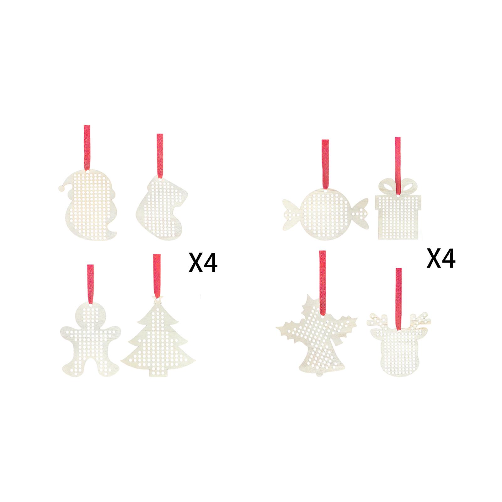 Wooden Cross Stitch Kits Beginner with 16 Unfinished Wood Slices Crafting Projects DIY Christmas Pedants for Child Adults
Wooden Cross Stitch Kits Beginner with 16 Unfinished Wood Slices Crafting Projects DIY Christmas Pedants for Child Adults