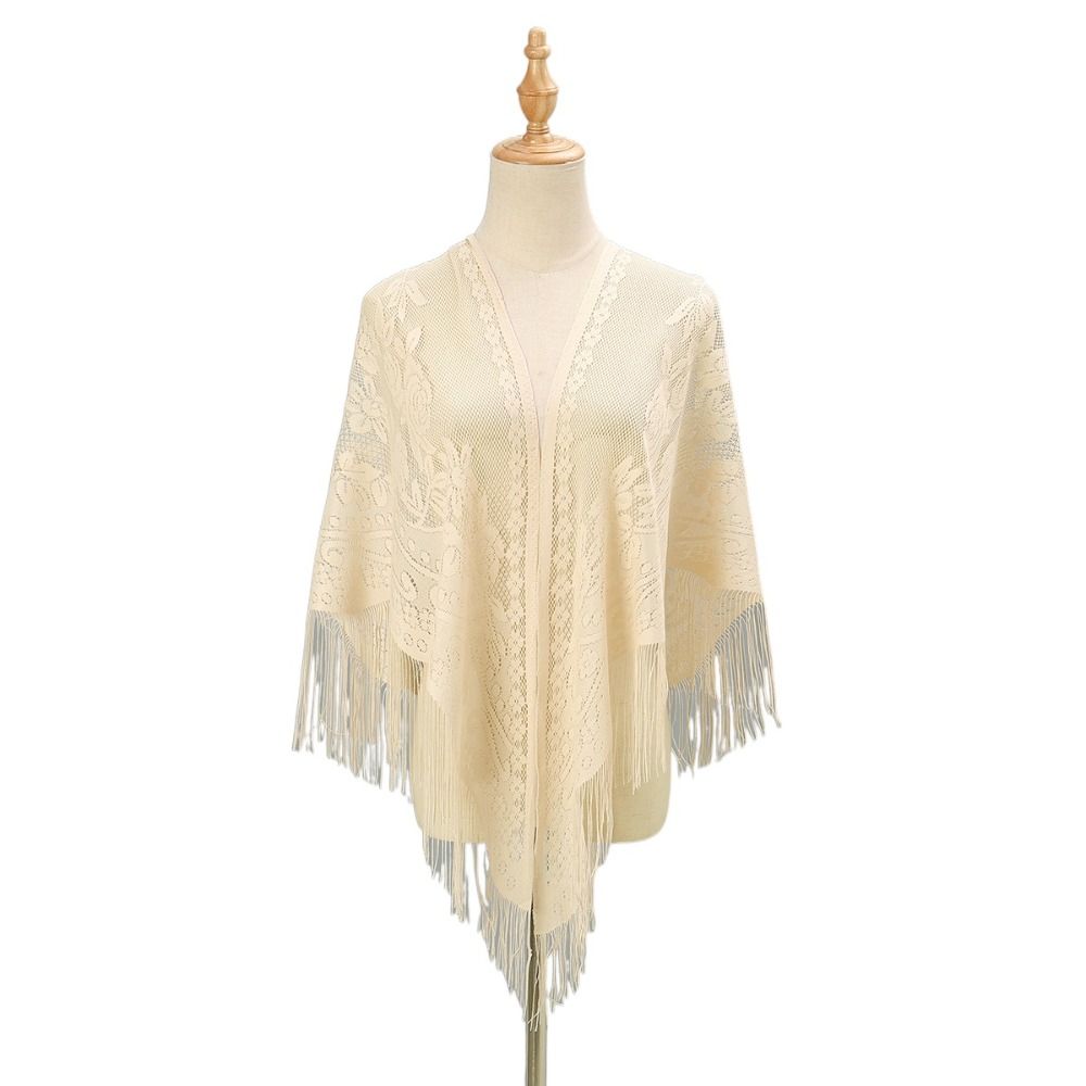 Wedding Accessories With Tassel Women Shawl Hollow Multicolored Evening Prom Cape Tulle Shawl Women бежевий
Wedding Accessories With Tassel Women Shawl Hollow Multicolored Evening Prom Cape Tulle Shawl Women бежевий