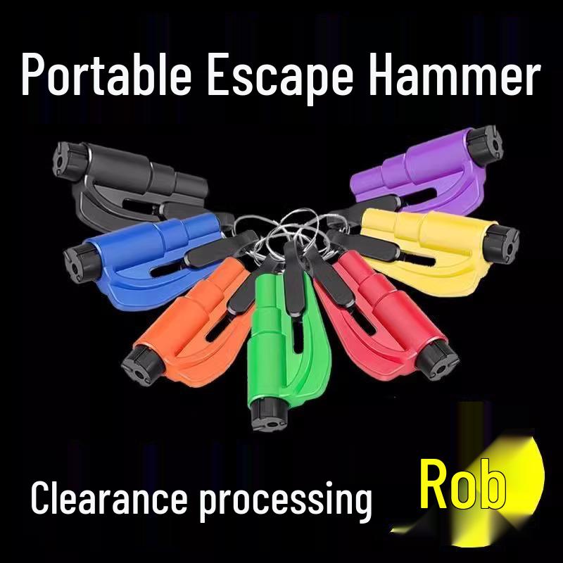 Многофункциональный автомобильный молоток безопасности для аварийного выхода Random Color - Basic - 1 Pack
Многофункциональный автомобильный молоток безопасности для аварийного выхода Random Color - Basic - 1 Pack