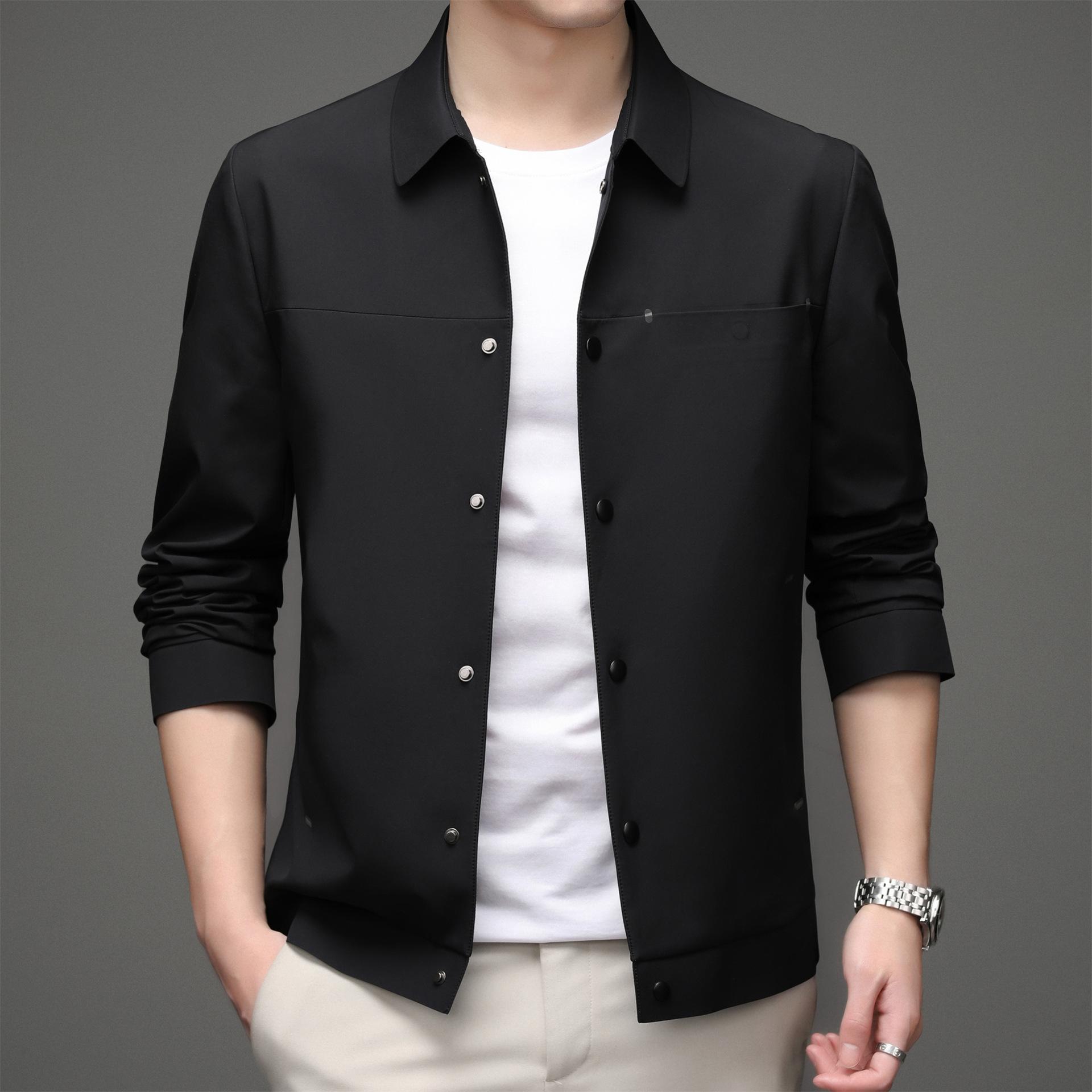 Autumn New Men s Jacket Korean Version of Casual Fashion Trend Lapel Top Middle-aged Thin Coat Men 4XL
Autumn New Men s Jacket Korean Version of Casual Fashion Trend Lapel Top Middle-aged Thin Coat Men 4XL