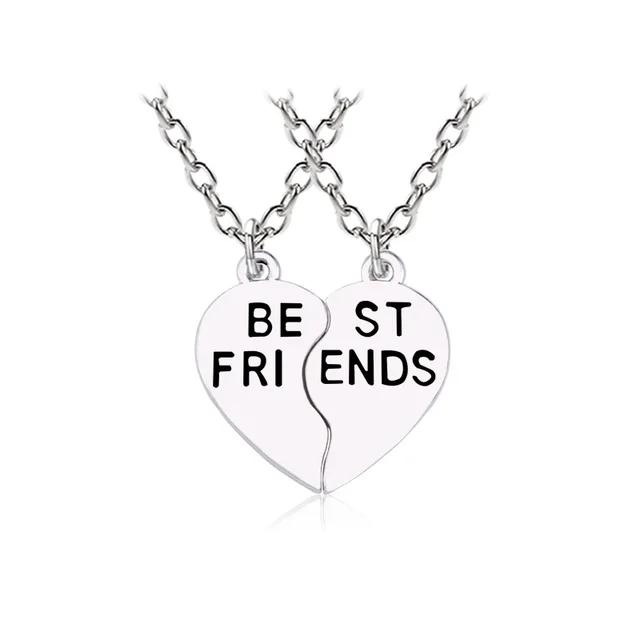 Fashionable Love Necklace Best Friend Exquisite Heartbreak BFF Friendship Pendant Elegant Collar Party Jewelry Accessories Gift срібний
Fashionable Love Necklace Best Friend Exquisite Heartbreak BFF Friendship Pendant Elegant Collar Party Jewelry Accessories Gift срібний