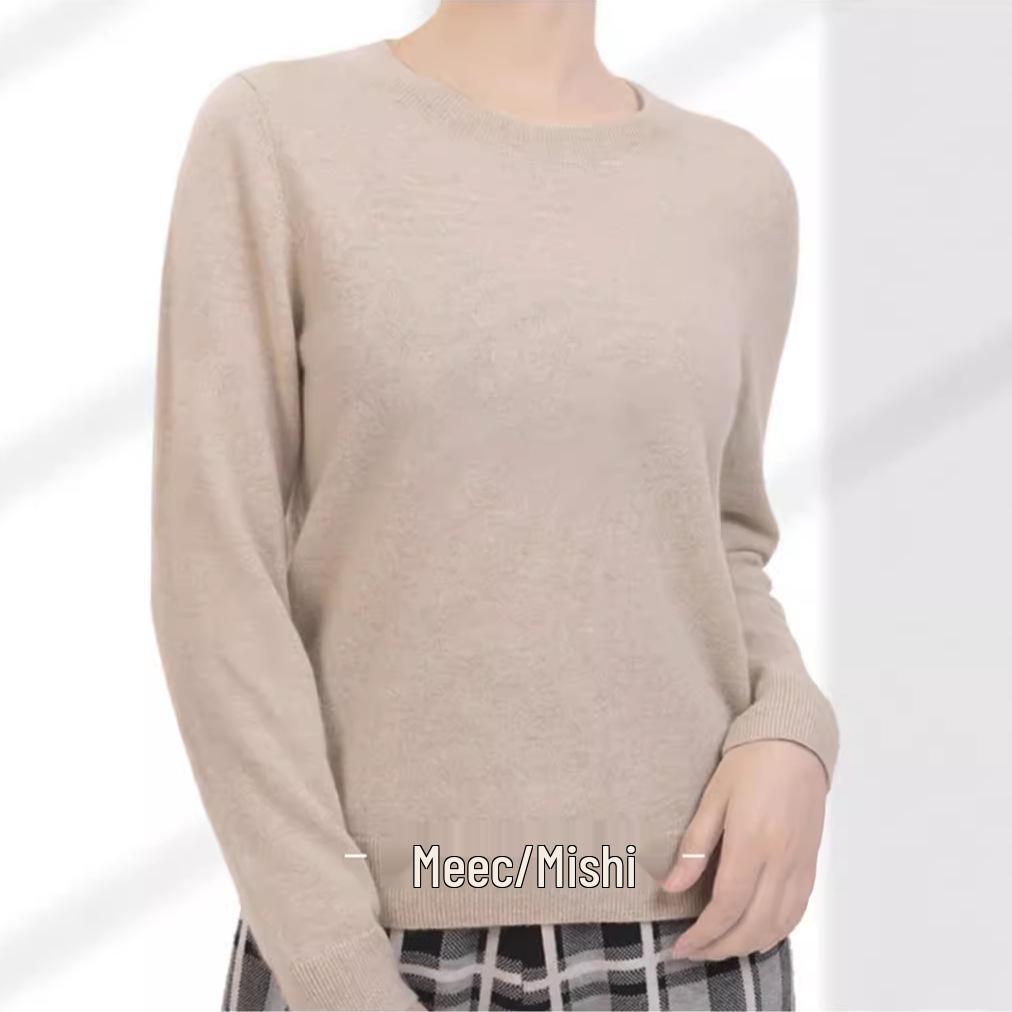 Women s Round Neck Cashmere Wool Sweater for Spring & Autumn - Solid Color, Warm, Loose Fit Large
Women s Round Neck Cashmere Wool Sweater for Spring & Autumn - Solid Color, Warm, Loose Fit Large