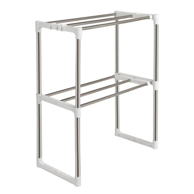 Detachable 2-Layer Microwave Oven Shelf Rack Standing Type Multi-functional Double Kitchen Storage Holders Stainless Steel Rack A
Detachable 2-Layer Microwave Oven Shelf Rack Standing Type Multi-functional Double Kitchen Storage Holders Stainless Steel Rack A