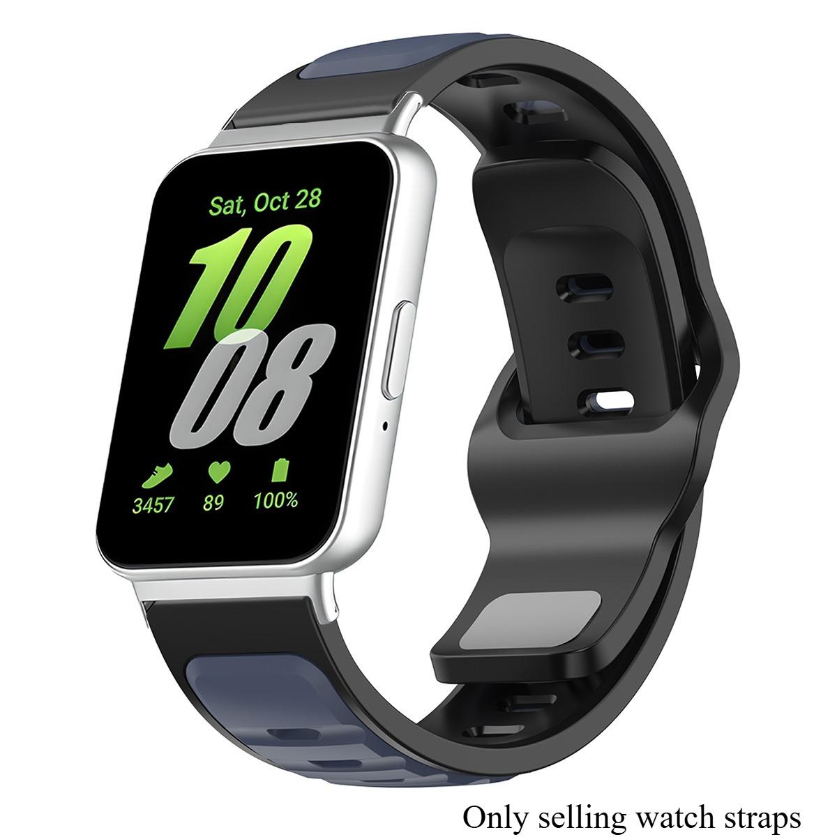 Спортивный силиконовый ремешок для Samsung Galaxy Fit 3 Двухцветный силиконовый ремешок для Samsung Galaxy Fit3 Сменные аксессуары для ремешка часов for Galaxy Fit 3
Спортивный силиконовый ремешок для Samsung Galaxy Fit 3 Двухцветный силиконовый ремешок для Samsung Galaxy Fit3 Сменные аксессуары для ремешка часов for Galaxy Fit 3