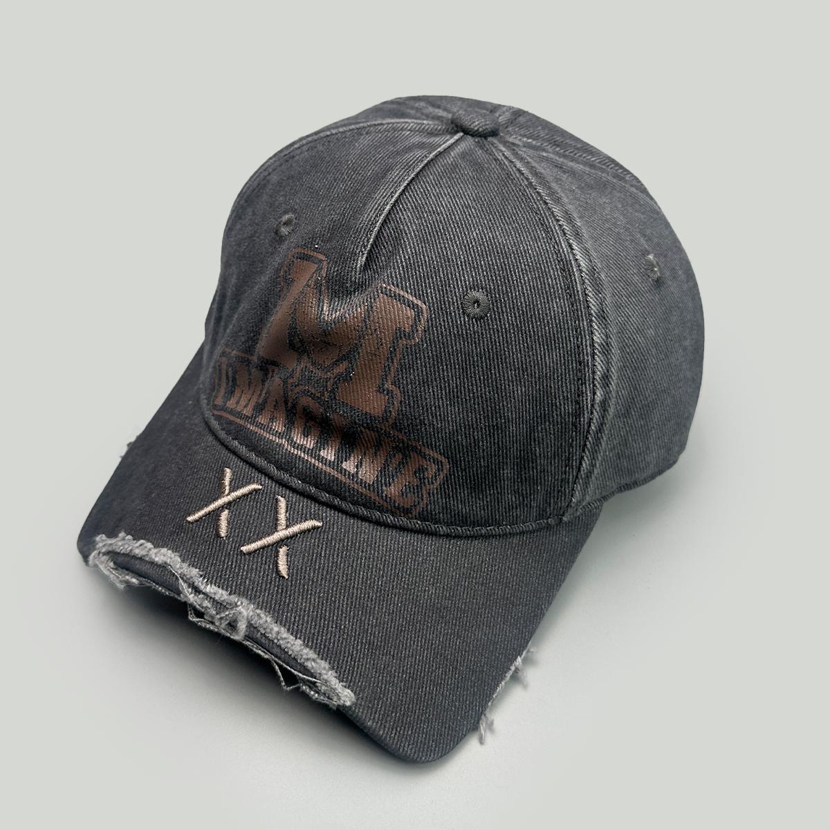 Broken Style Retro Printed M Letters Baseball Hats New Men Women Sunshade Broken Eave Versatile Street Fashion Niche Peaked Caps 52-60cm
Broken Style Retro Printed M Letters Baseball Hats New Men Women Sunshade Broken Eave Versatile Street Fashion Niche Peaked Caps 52-60cm