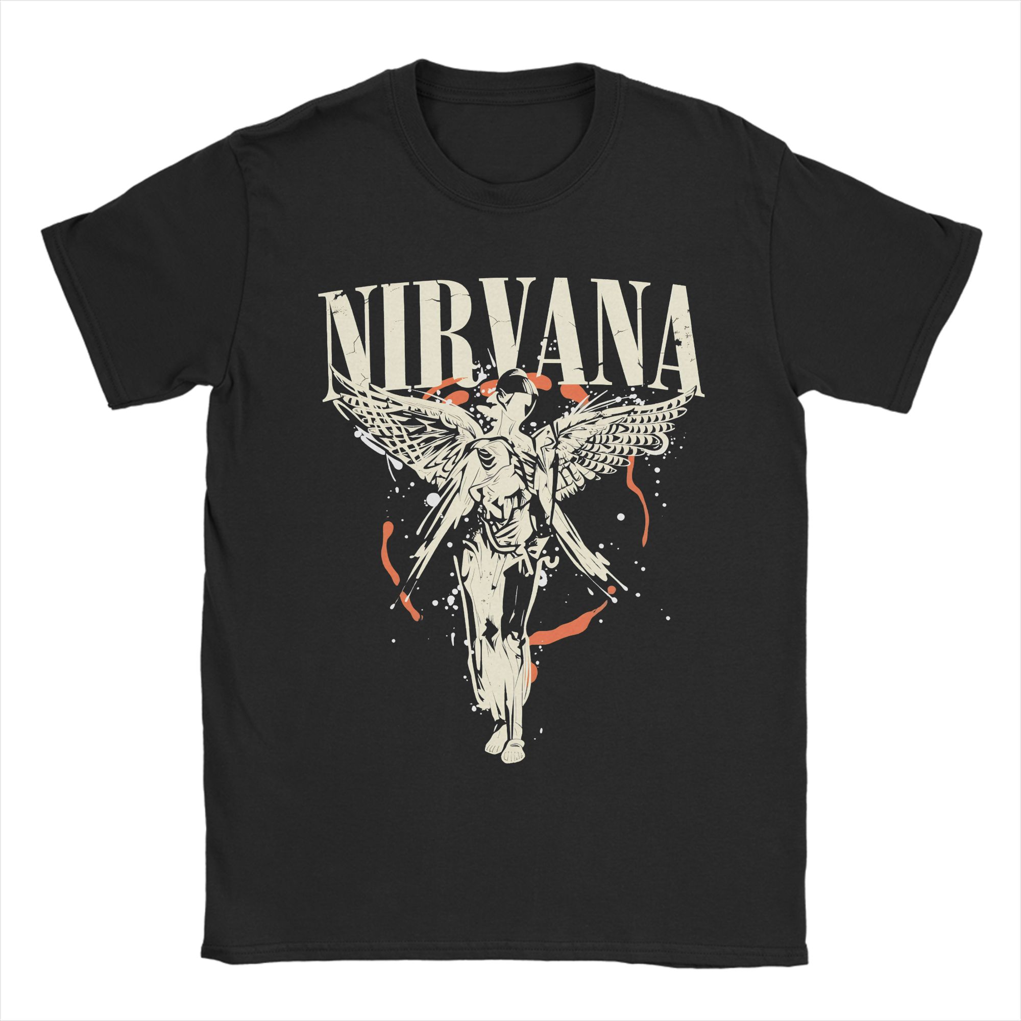 Nirvana Angel Band Men T Shirts Funny Tees Short Sleeve Round Neck TShirt Pure Cotton Printing Clothing 4XL
Nirvana Angel Band Men T Shirts Funny Tees Short Sleeve Round Neck TShirt Pure Cotton Printing Clothing 4XL