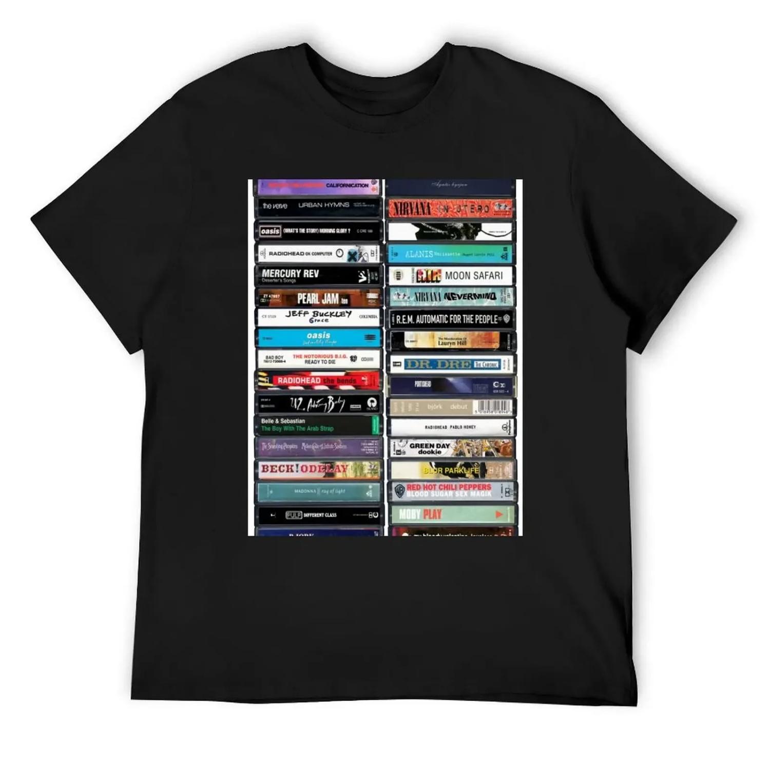 Greatest Albums of the 1990s - Vintage Cassette Print T-Shirt anime tshirt korean fashion shirts graphic tees tee shirts for men XXXXXL чорний
Greatest Albums of the 1990s - Vintage Cassette Print T-Shirt anime tshirt korean fashion shirts graphic tees tee shirts for men XXXXXL чорний