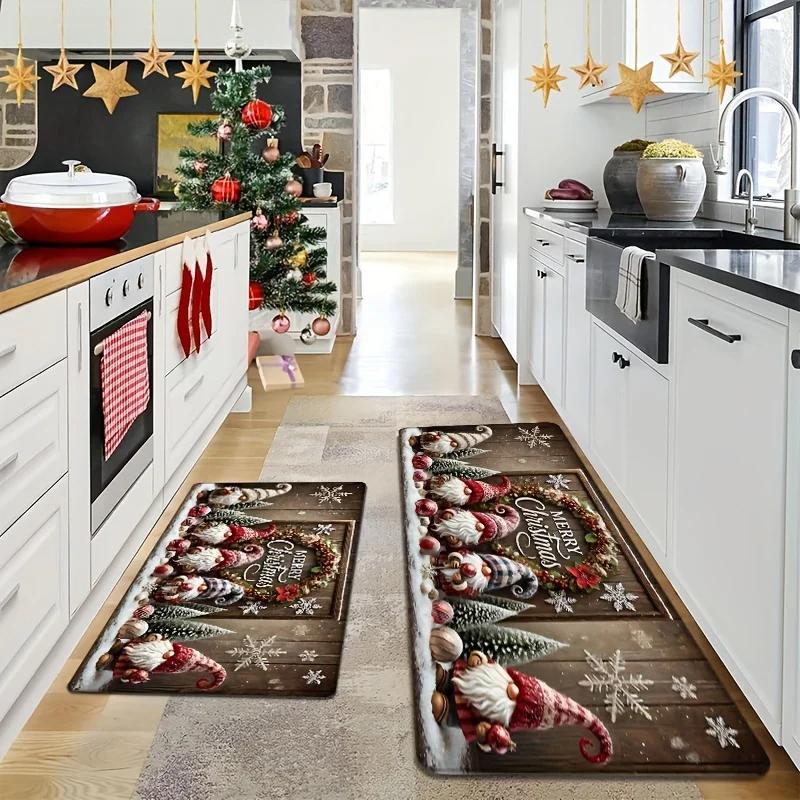 VIKAMA Christmas Kitchen Floor Mat, Bedroom Corridor Long Rug, Festival Entrance Welcome Door Mat, Home Decoration 1pc 40x60cm
VIKAMA Christmas Kitchen Floor Mat, Bedroom Corridor Long Rug, Festival Entrance Welcome Door Mat, Home Decoration 1pc 40x60cm