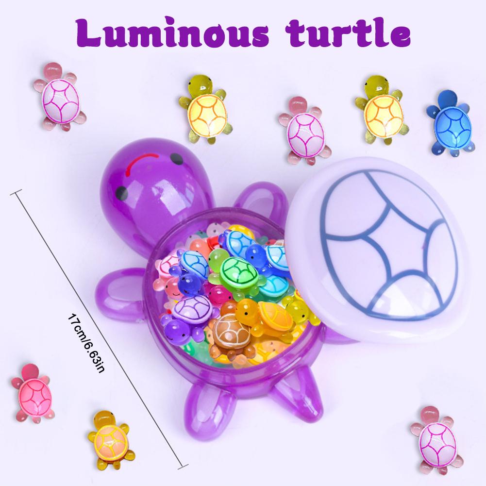 1PC Night Glow Large Turtle+100pcs Mini Luminous Turtles Figurines Resin Craft Glowing Turtle Storage Ornament Landscape Desktop
1PC Night Glow Large Turtle+100pcs Mini Luminous Turtles Figurines Resin Craft Glowing Turtle Storage Ornament Landscape Desktop