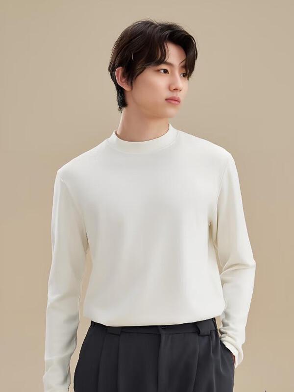 FUNIBAOLUO Мужской топ из шерсти и модала со средним воротником
FUNIBAOLUO Мужской топ из шерсти и модала со средним воротником