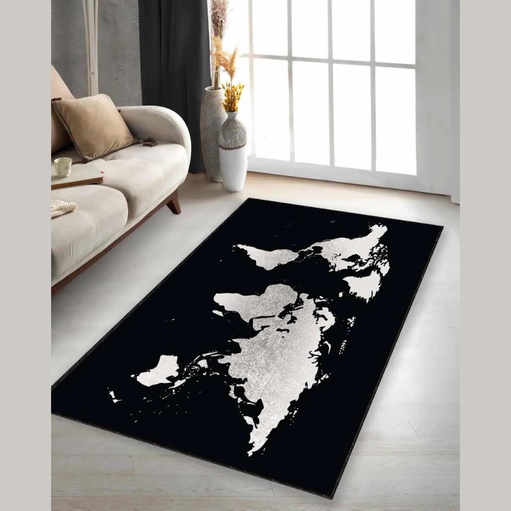 Серебряный ковер с картой мира, Коврики для эстетической спальни, Ковровая дорожка, Моющийся ковер, Мягкий коврик 80 x 120 cm серебряный/чёрный
Серебряный ковер с картой мира, Коврики для эстетической спальни, Ковровая дорожка, Моющийся ковер, Мягкий коврик 80 x 120 cm серебряный/чёрный