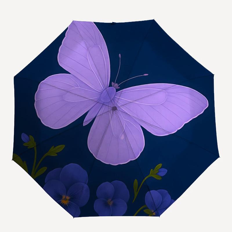 1pc Butterfly Flowers One Umbrella a Plastic Hle, Compact Stylish, with a Vibrant Cartoon Pattern, Perfect Home, Travel
1pc Butterfly Flowers One Umbrella a Plastic Hle, Compact Stylish, with a Vibrant Cartoon Pattern, Perfect Home, Travel
