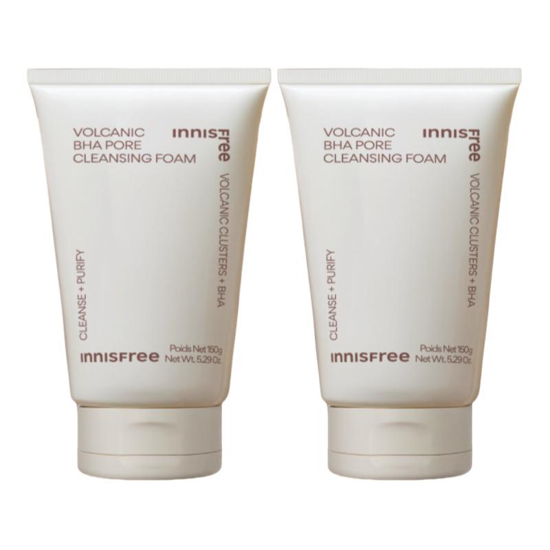 Innisfree Volcanic BHA Pore Cleansing Foam 150ml × 2
Innisfree Volcanic BHA Pore Cleansing Foam 150ml × 2
