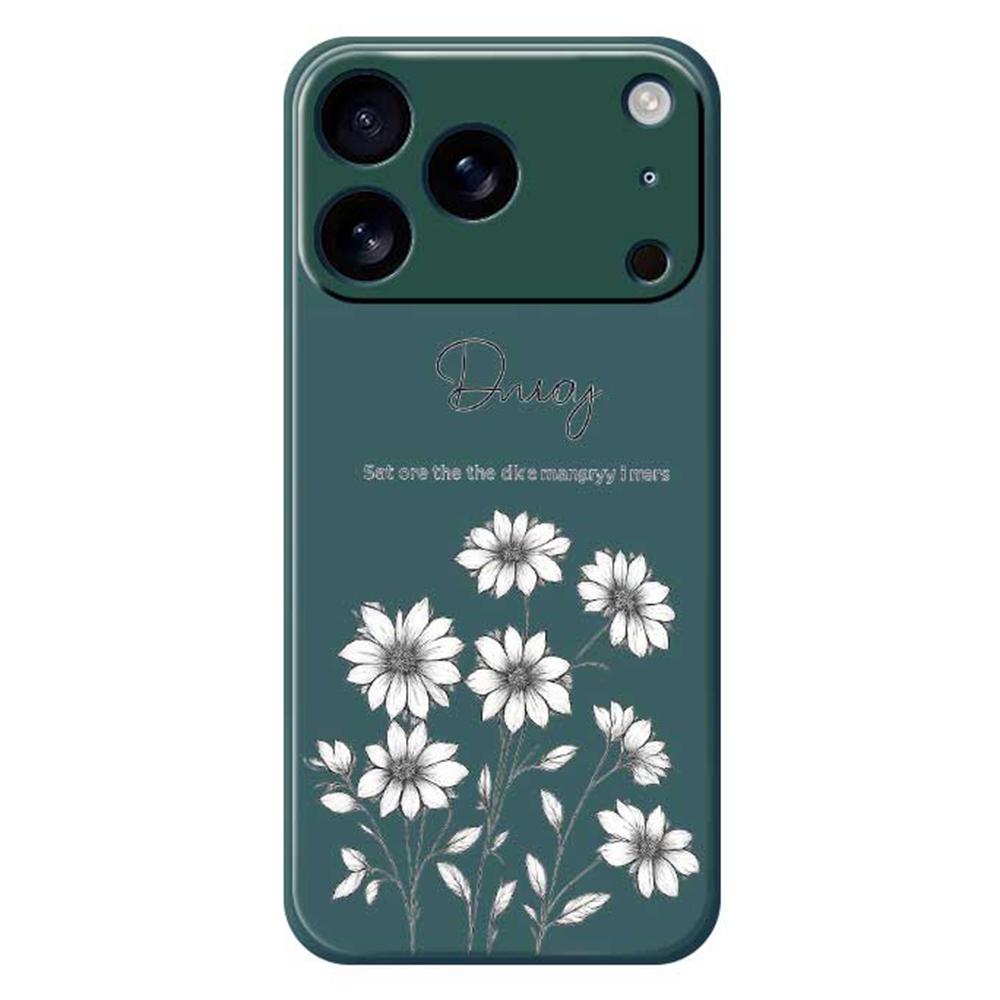 For iPhone 17 Pro Max Case Sketch Flowers Pattern Printing Straight Edge TPU Phone Back Cover Green
For iPhone 17 Pro Max Case Sketch Flowers Pattern Printing Straight Edge TPU Phone Back Cover Green