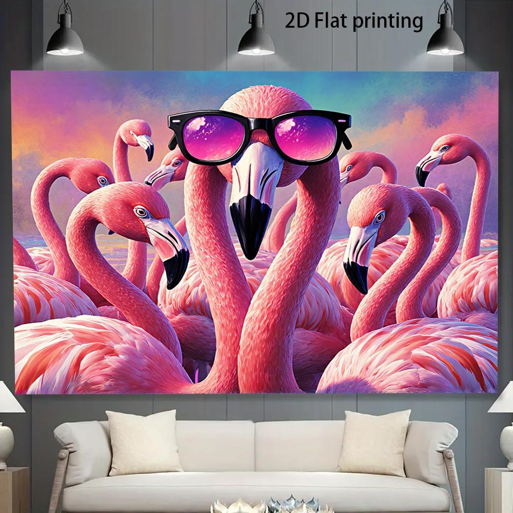 Pink Flamingo Sunglasses Fun Animal Print Tapestry Vibrant Summer Vibes Poolside Beach Party Decoration Living Room Wall Art 74x94cm(29x37in)
Pink Flamingo Sunglasses Fun Animal Print Tapestry Vibrant Summer Vibes Poolside Beach Party Decoration Living Room Wall Art 74x94cm(29x37in)