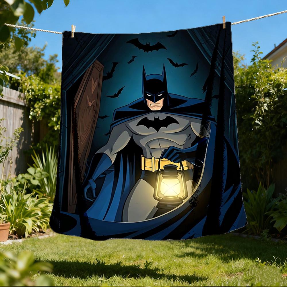 1pc Batman Outdoor Flannel Throw Blanket Soft, Lightweight & Warm for Sofa, Office Chair, Camping & Travel Durable Polyester Fabric 80x120cm
1pc Batman Outdoor Flannel Throw Blanket Soft, Lightweight & Warm for Sofa, Office Chair, Camping & Travel Durable Polyester Fabric 80x120cm