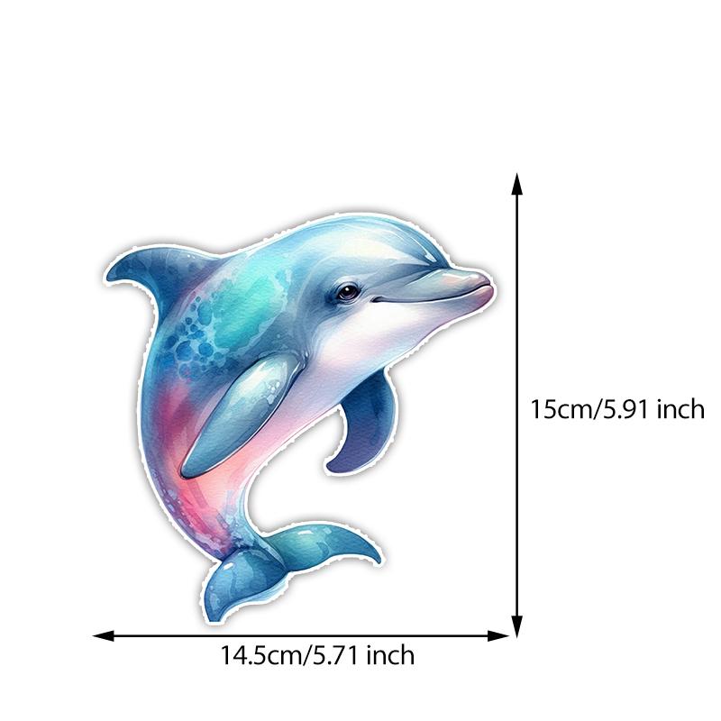 Playful Dolphin Car Sticker Waterproof Vinyl Decal on Bumper Rear Window Laptop Self-adhesive Decal For Car Accessories TM301 A-15cm Longest Side
Playful Dolphin Car Sticker Waterproof Vinyl Decal on Bumper Rear Window Laptop Self-adhesive Decal For Car Accessories TM301 A-15cm Longest Side
