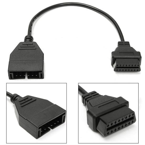 Диагностический сканер 12-контактный Obd1-16-контактный адаптер преобразователя Obd2 для автомобиля Gm
Диагностический сканер 12-контактный Obd1-16-контактный адаптер преобразователя Obd2 для автомобиля Gm