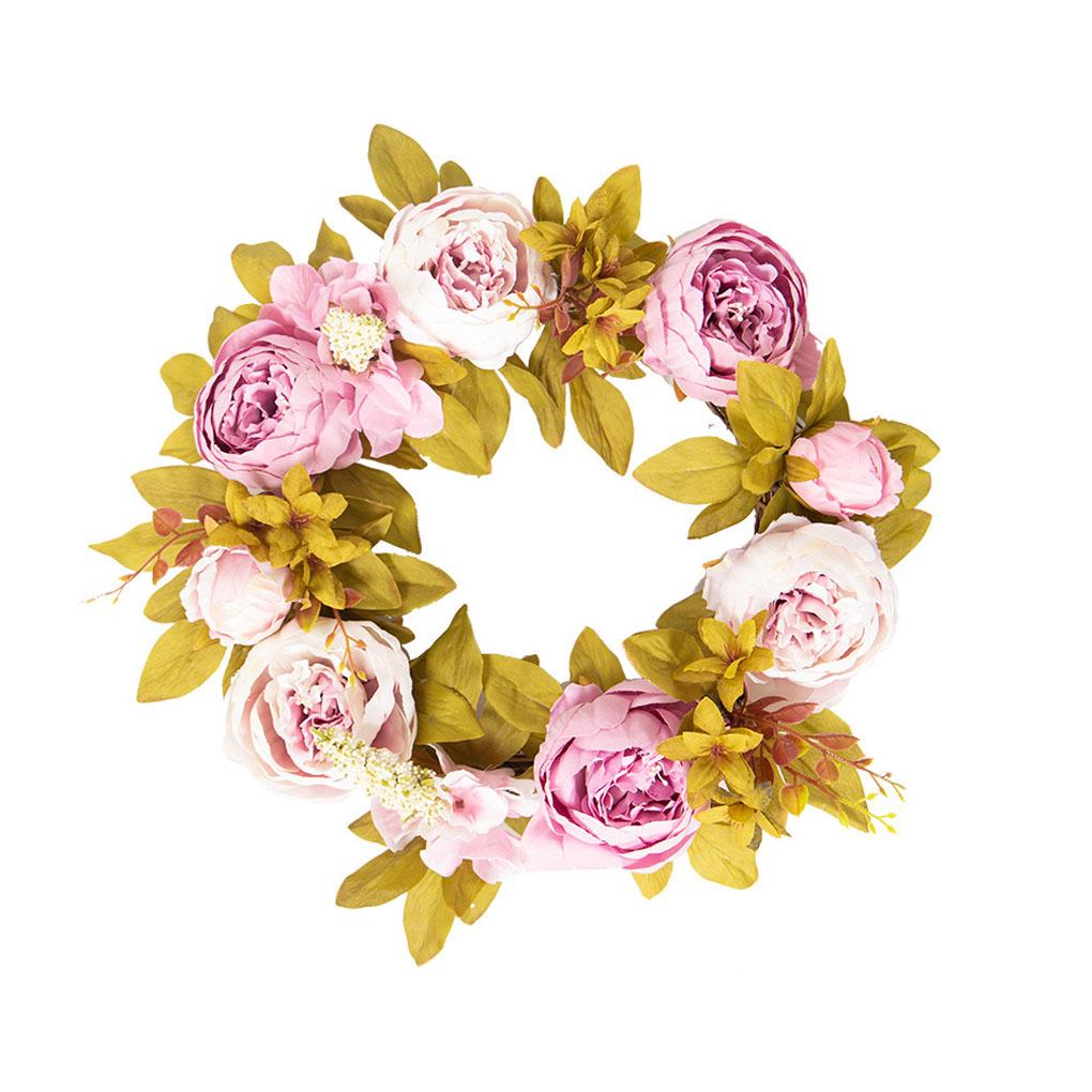 Peony Simulated Garland Plant Rattan Ring Decoration Photography Props Wedding Party Garden Wreath Leaf Flower
Peony Simulated Garland Plant Rattan Ring Decoration Photography Props Wedding Party Garden Wreath Leaf Flower