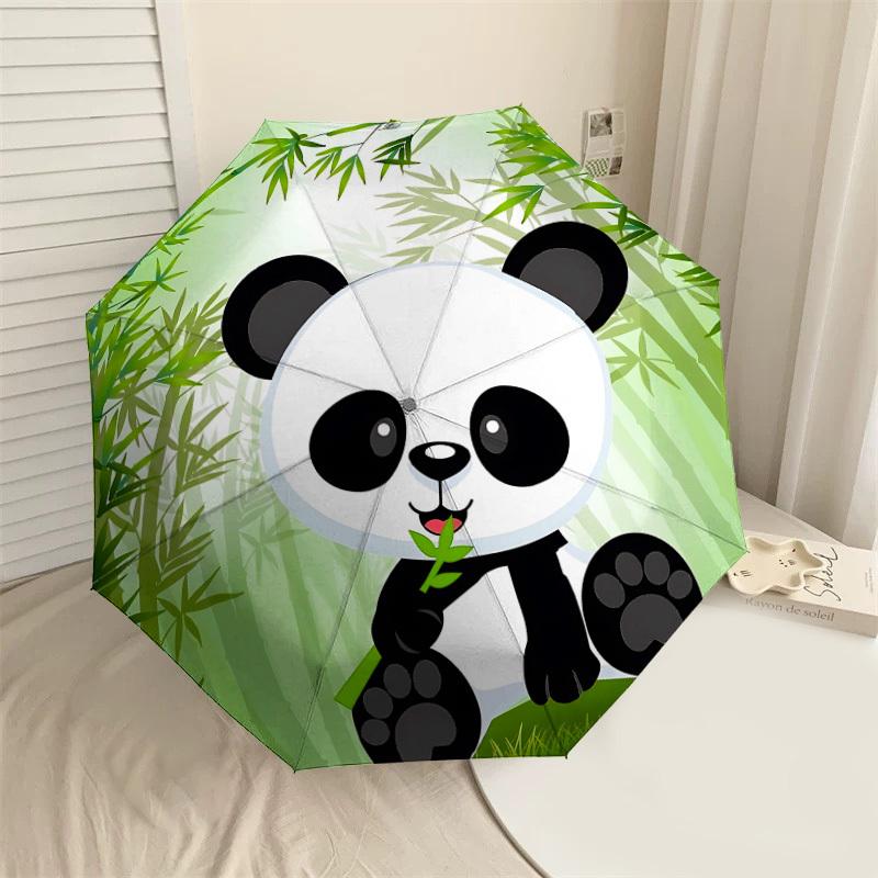 1PC panda bamboo Automatic Open/Close Umbrella with Windproof, 8-Rib Sturdy Canopy, Durable Ribs, Fashionable Design1335A
1PC panda bamboo Automatic Open/Close Umbrella with Windproof, 8-Rib Sturdy Canopy, Durable Ribs, Fashionable Design1335A