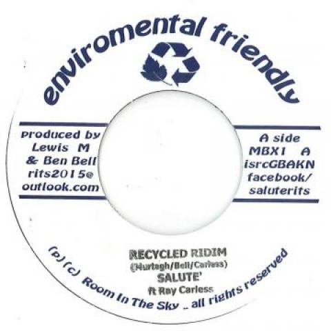 7inch Record SALUTE, RAY CARLESS - Recycled Riddim / Version Enviromental Fr 2017 UK Reggae, Ska & Dub
7inch Record SALUTE, RAY CARLESS - Recycled Riddim / Version Enviromental Fr 2017 UK Reggae, Ska & Dub