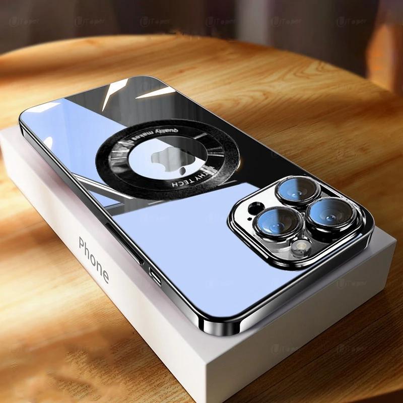 Новый Роскошный Прозрачный Чехол для Телефона с Гальваническим Покрытием из ТПУ и Защитной Пленкой для Объектива для iPhone 15 14 Plus 13 12 11 Pro Max с Магнитной Беспроводной Зарядкой For iPhone 15 Plus
Новый Роскошный Прозрачный Чехол для Телефона с Гальваническим Покрытием из ТПУ и Защитной Пленкой для Объектива для iPhone 15 14 Plus 13 12 11 Pro Max с Магнитной Беспроводной Зарядкой For iPhone 15 Plus