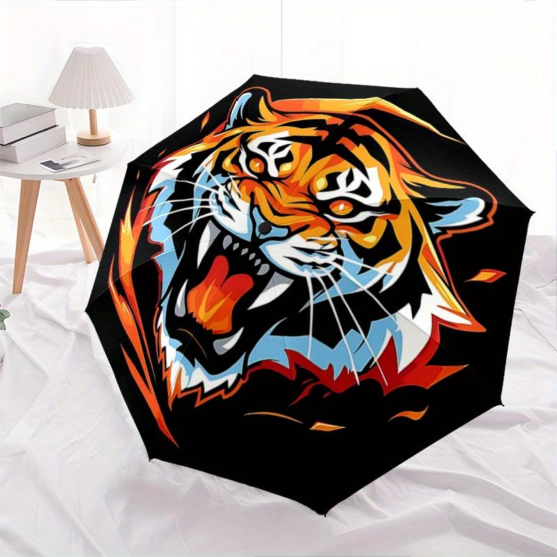 1pc Domineering Tiger Automatic Opening and Closing Umbrella - Small Umbrella Suitable for Various Occasions W034
1pc Domineering Tiger Automatic Opening and Closing Umbrella - Small Umbrella Suitable for Various Occasions W034