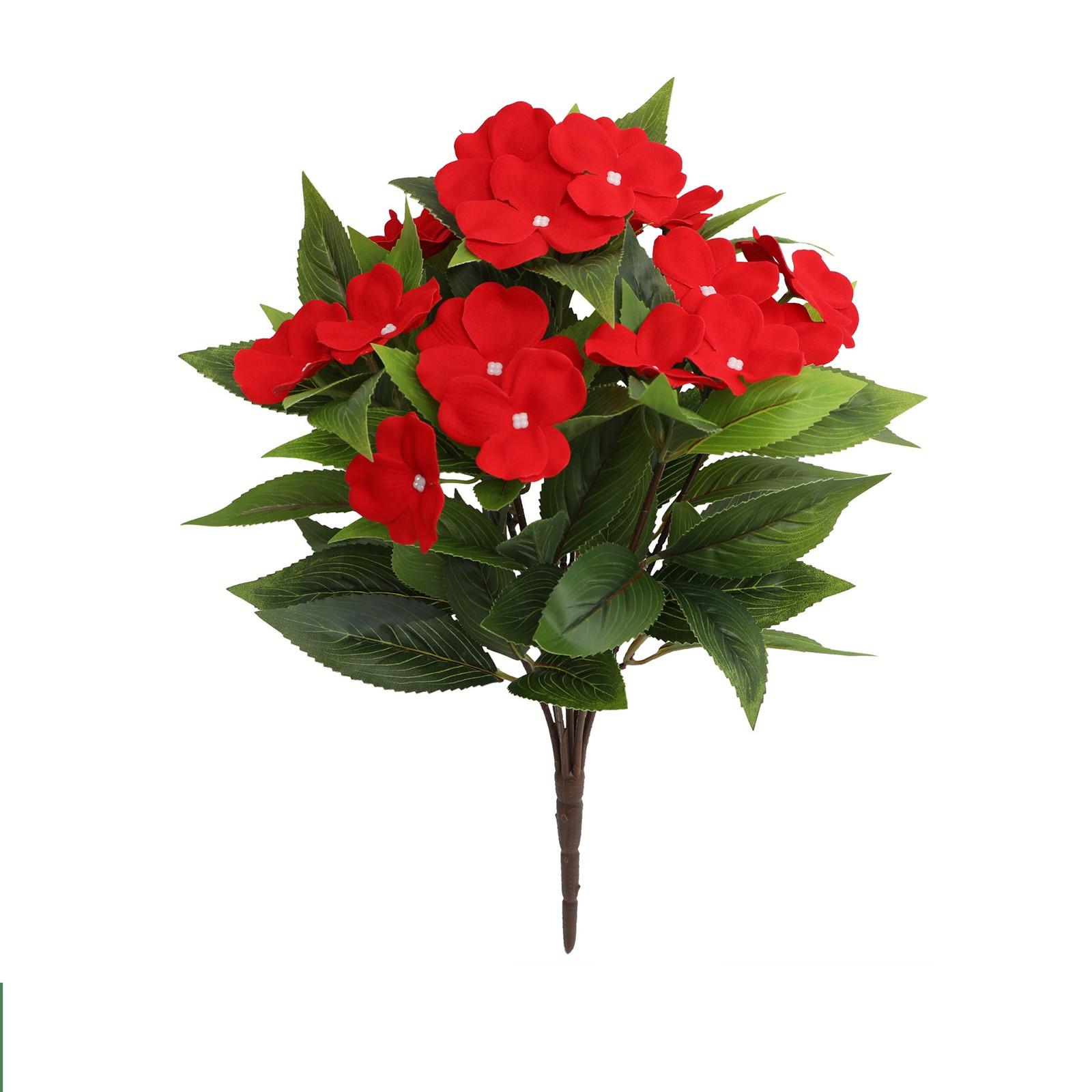 Artificial Red Flower Bouquet with Green Leaves Realistic Faux Floral Arrangement for Home Decor & Events One Size красный
Artificial Red Flower Bouquet with Green Leaves Realistic Faux Floral Arrangement for Home Decor & Events One Size красный