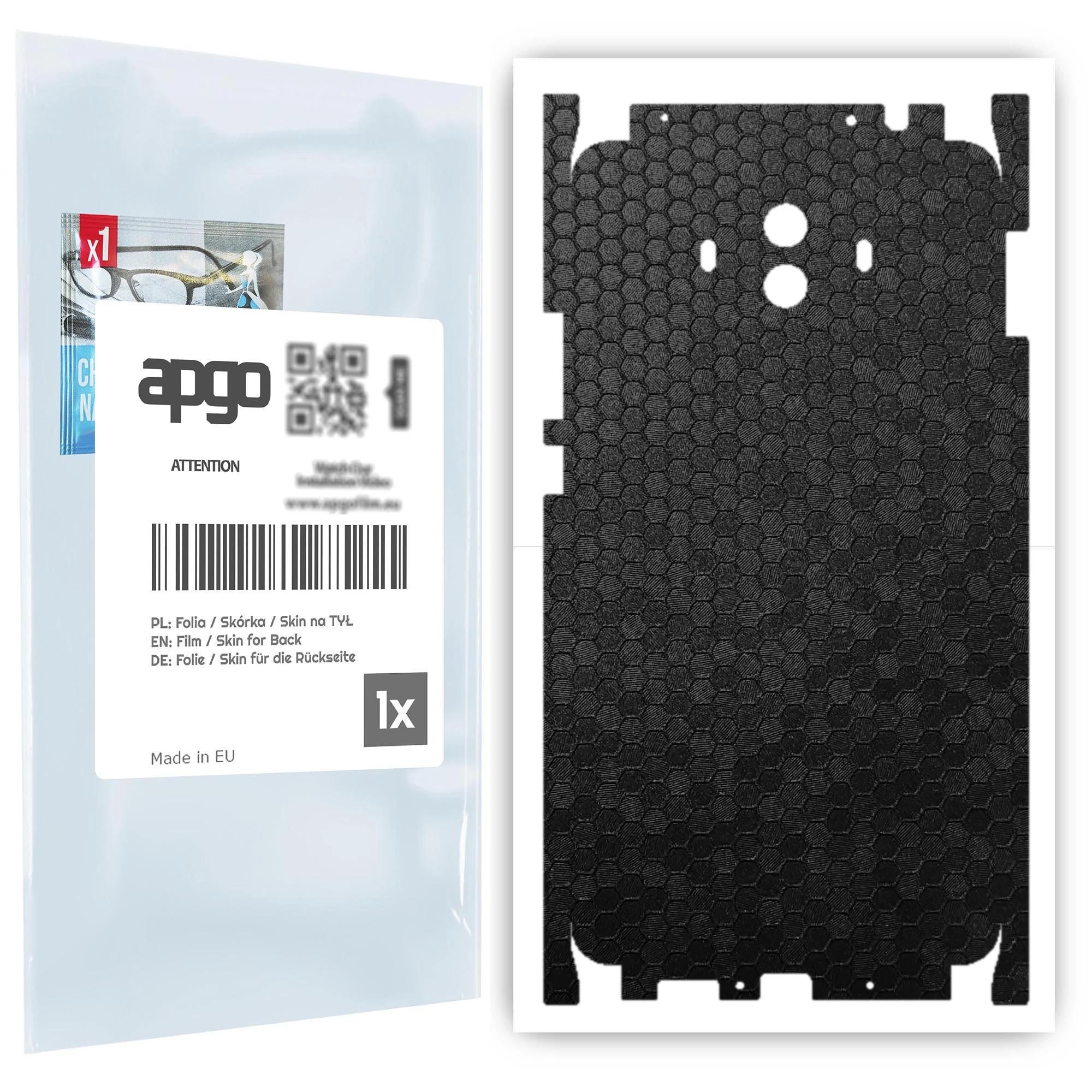 apgo Protective Skin Sticker for the back+sides compatible with Huawei Mate 10, Full Wrap Film, Foil, Vinyl - Pattern Black Honeycomb
apgo Protective Skin Sticker for the back+sides compatible with Huawei Mate 10, Full Wrap Film, Foil, Vinyl - Pattern Black Honeycomb