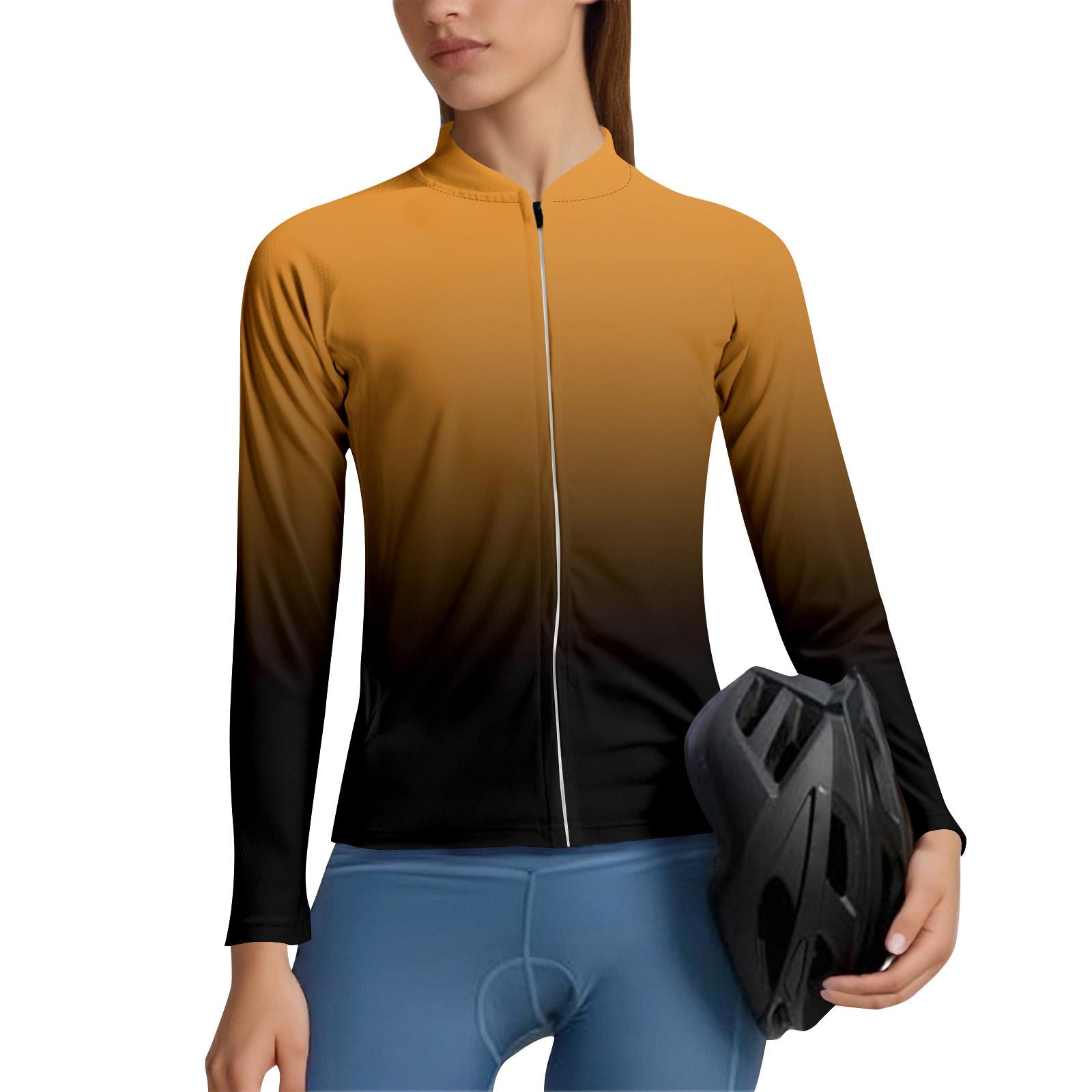 Women s Gradient Cycling Suit Long Sleeved Cycling Top With 3 Back Pockets, Breathable, Quick Drying, Moisture Wicking And Reflective S M шафрановый
Women s Gradient Cycling Suit Long Sleeved Cycling Top With 3 Back Pockets, Breathable, Quick Drying, Moisture Wicking And Reflective S M шафрановый