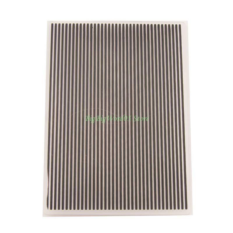 24TE Stripe Embossing Folder Template for Gift Scrapbooking Photo Album Card Paper чистый
24TE Stripe Embossing Folder Template for Gift Scrapbooking Photo Album Card Paper чистый