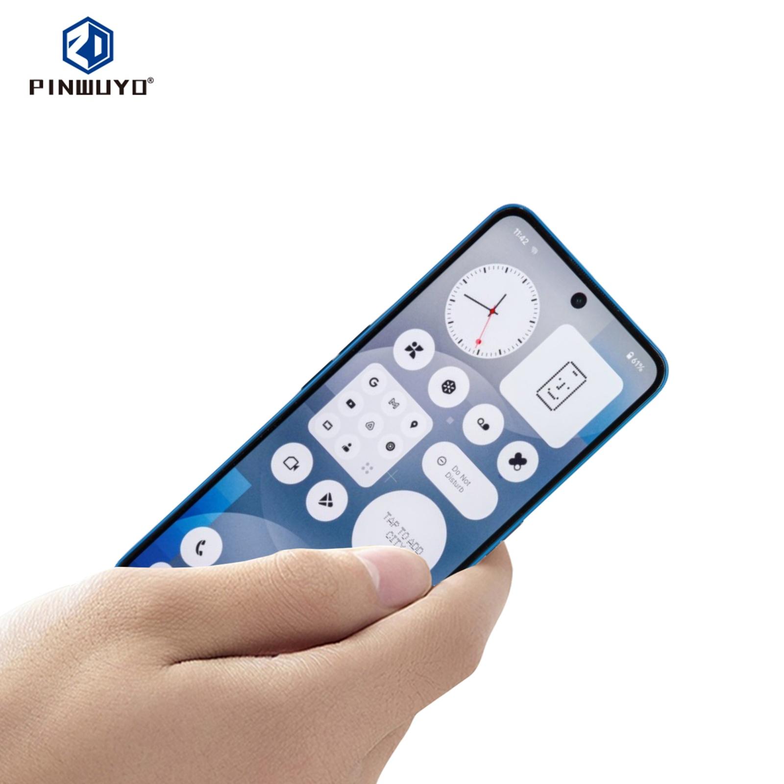 For Nothing Phone (3a) Pro/Nothing Phone (3a) Tempered Glass Film PINWUYO Explosion-proof 9H 3D Full Screen Protector Black
For Nothing Phone (3a) Pro/Nothing Phone (3a) Tempered Glass Film PINWUYO Explosion-proof 9H 3D Full Screen Protector Black