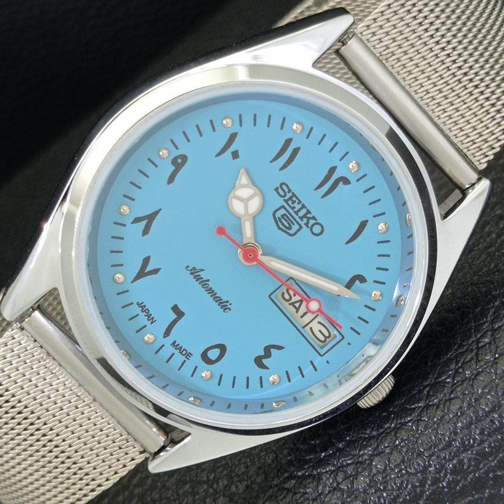VINTAGE REFURBISHED SEIKO 5 AUTOMATIC 6309A JAPAN MENS ARABIC WATCH a441154-4 Sk-a441154
VINTAGE REFURBISHED SEIKO 5 AUTOMATIC 6309A JAPAN MENS ARABIC WATCH a441154-4 Sk-a441154