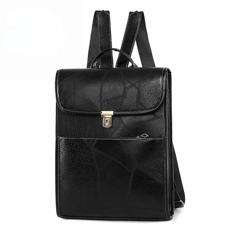 2023 Новый рюкзак из искусственной кожи большой емкости Ретро Британский модный рюкзак Модная деловая дорожная сумка Сумка для iPad 26*9*34cm чёрный
2023 Новый рюкзак из искусственной кожи большой емкости Ретро Британский модный рюкзак Модная деловая дорожная сумка Сумка для iPad 26*9*34cm чёрный