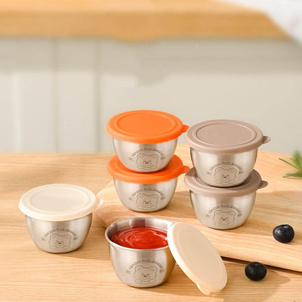 Bear Sauce Cup with Sealed Lid Condiment Containers Portable Seasoning Box кавовий
Bear Sauce Cup with Sealed Lid Condiment Containers Portable Seasoning Box кавовий