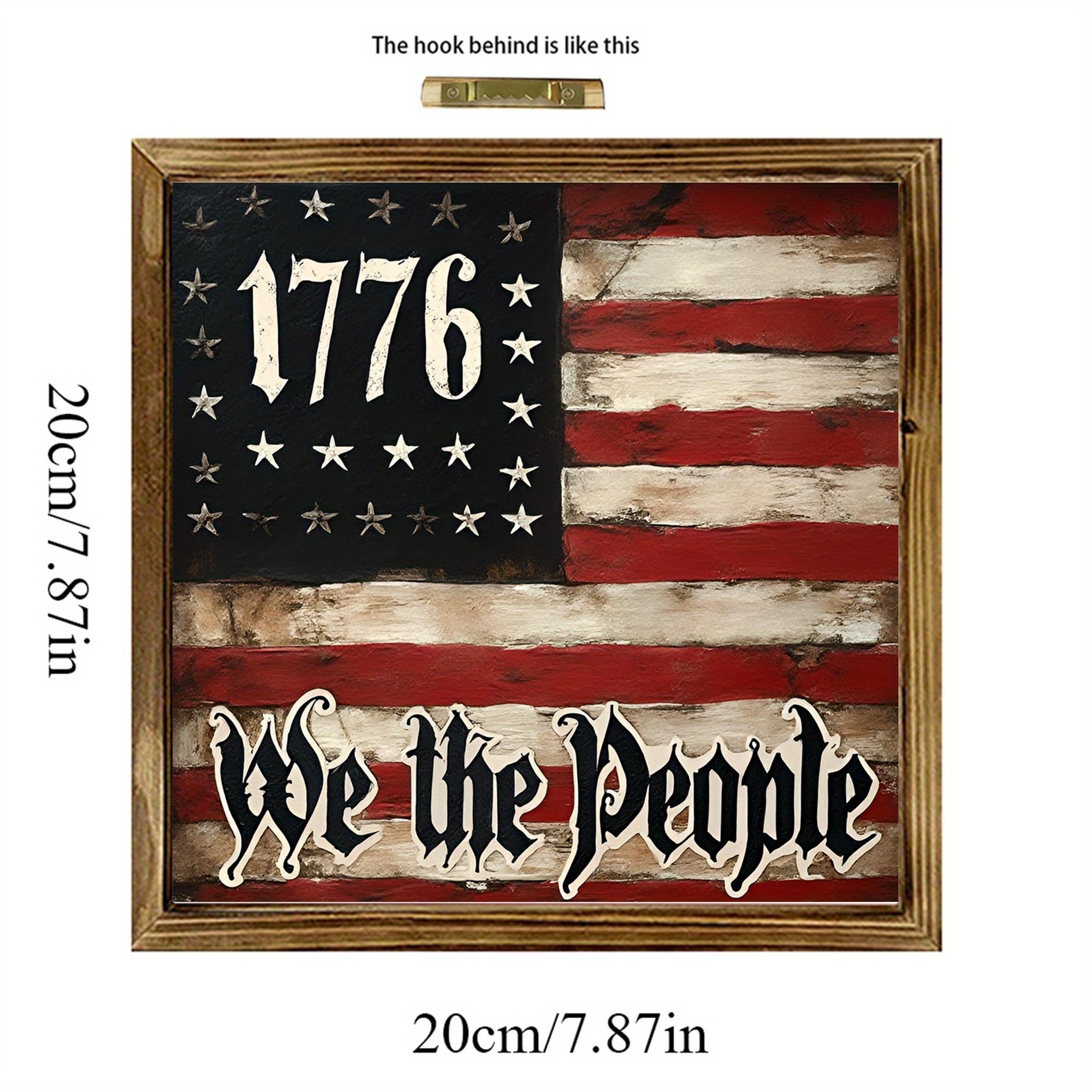 1 шт. Деревянная табличка в стиле рустик, кантри, в стиле родного города, для декора, 1776, в стиле американского флага, деревянная рамка, декор, табличка, настенное искусство, простой
1 шт. Деревянная табличка в стиле рустик, кантри, в стиле родного города, для декора, 1776, в стиле американского флага, деревянная рамка, декор, табличка, настенное искусство, простой