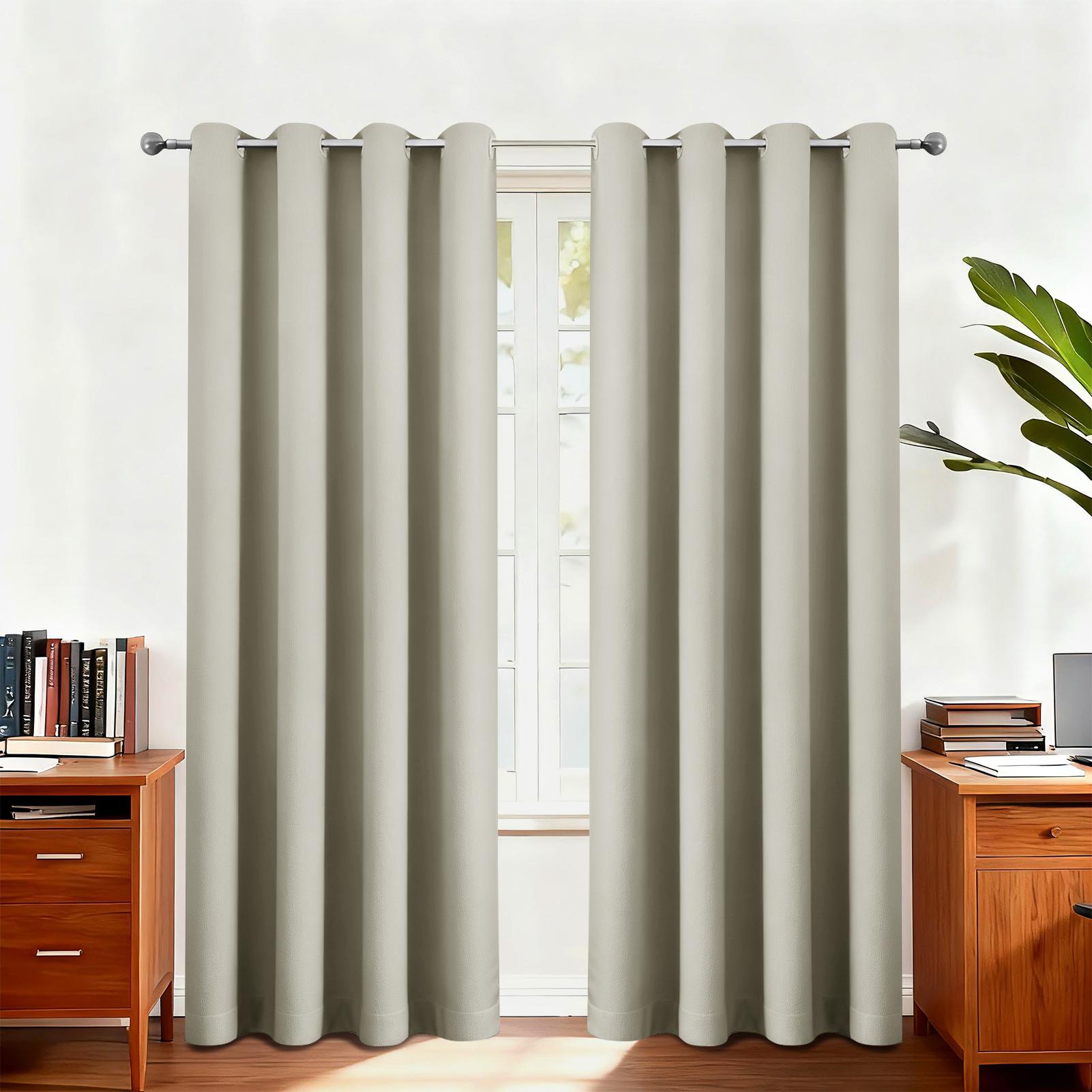 2Panels Modern 100% Blackout Curtain with Coated Lining Curains for Bedroom Living Room Dining Room Bathroom Window Home Decor W94xH137cm
2Panels Modern 100% Blackout Curtain with Coated Lining Curains for Bedroom Living Room Dining Room Bathroom Window Home Decor W94xH137cm