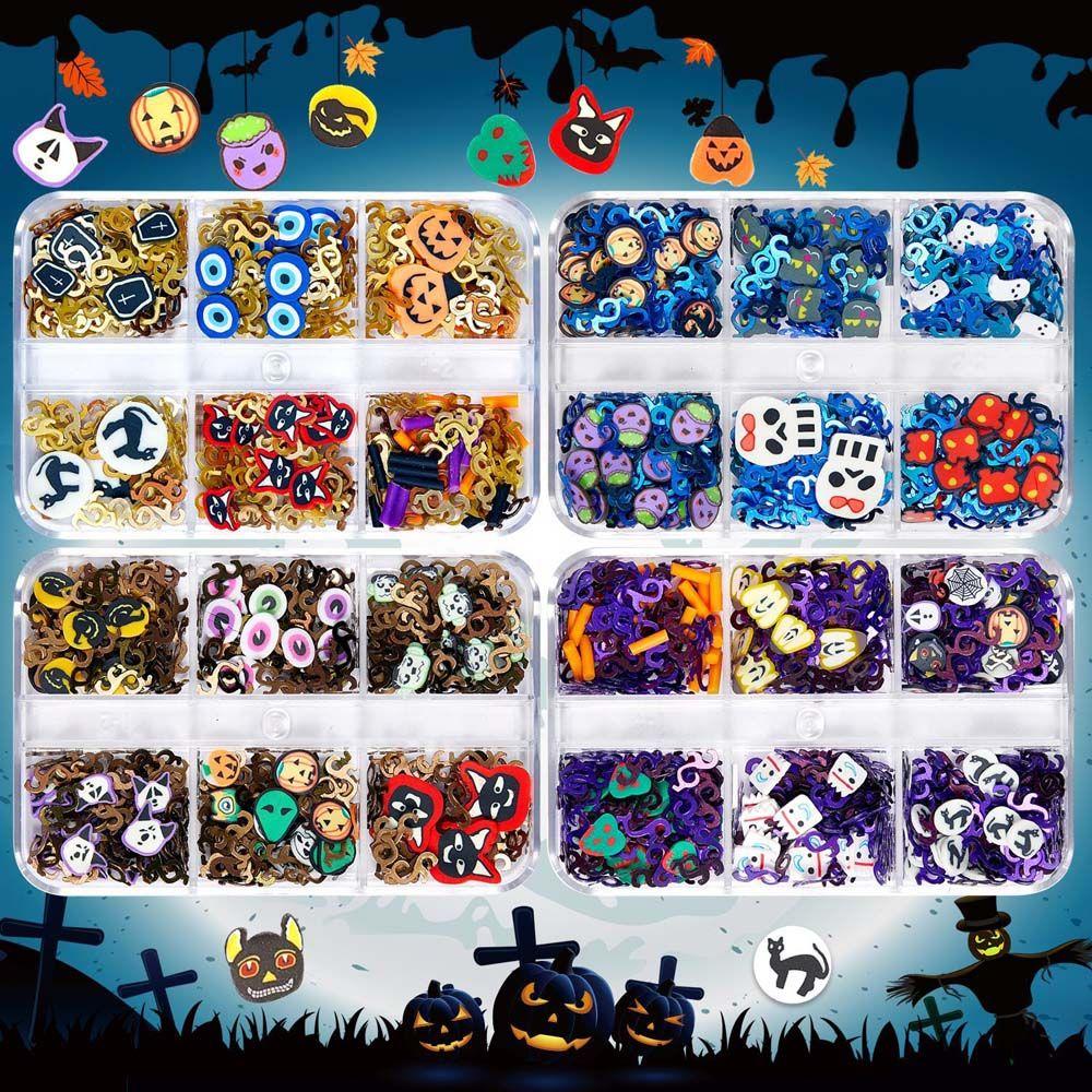 Halloween Nail Decorations Halloween Nail Sequins Halloween Nails Flakes Nails Flakes Slice C-4pcs
Halloween Nail Decorations Halloween Nail Sequins Halloween Nails Flakes Nails Flakes Slice C-4pcs