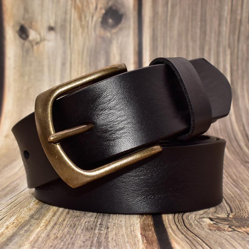 Men S Pin Buckle Solid Copper Buckle Cowhide Belt, Retro First Layer Double-Sided Cowhide Men S Belt Belt Belt gift box + 6 yuan
Men S Pin Buckle Solid Copper Buckle Cowhide Belt, Retro First Layer Double-Sided Cowhide Men S Belt Belt Belt gift box + 6 yuan
