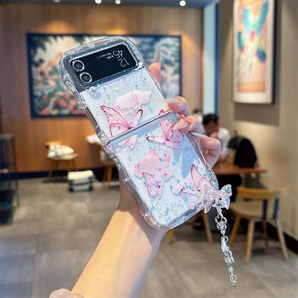 Cartoon Butterfly Curly Border Case for Samsung Galaxy Z Flip 6 5 4 3 ZFlip5 Flip6 Glitter Bling Epoxy Pendant Shockproof Cover Galaxy Z Flip4
Cartoon Butterfly Curly Border Case for Samsung Galaxy Z Flip 6 5 4 3 ZFlip5 Flip6 Glitter Bling Epoxy Pendant Shockproof Cover Galaxy Z Flip4