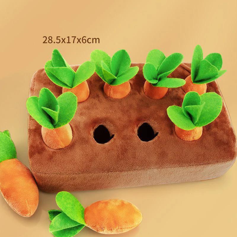 Dog Carrot Plush Toy Interactive Dog Toys Plush Puzzle Toys 2 In 1 Non-Slip Nosework Feed Games For Aggressive Chewers Pet
Dog Carrot Plush Toy Interactive Dog Toys Plush Puzzle Toys 2 In 1 Non-Slip Nosework Feed Games For Aggressive Chewers Pet