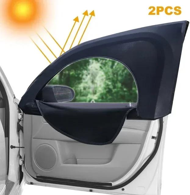 2Pcs Car Window Shade Elastic Auto Front/Rear Side Window Sun Shade Breathable Car Privacy Sunshade Curtain with Zipper
2Pcs Car Window Shade Elastic Auto Front/Rear Side Window Sun Shade Breathable Car Privacy Sunshade Curtain with Zipper