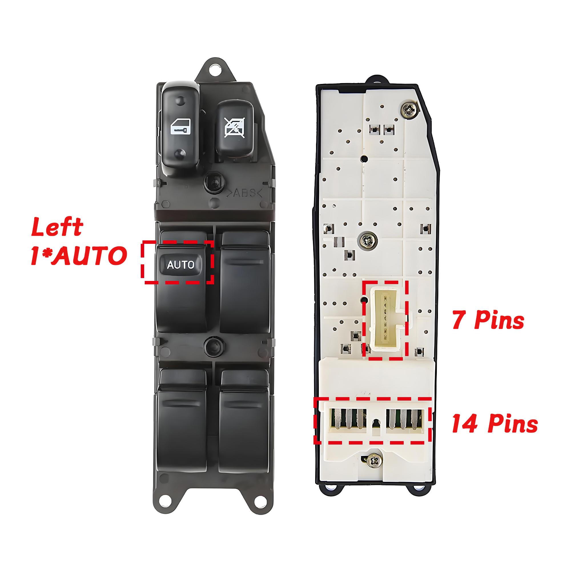 84820-60120 Right Front Side Electric Power Window Switch For Toyota Land Cruiser 100 Series 1998 1999 2000 2001 2002 Left LHD
84820-60120 Right Front Side Electric Power Window Switch For Toyota Land Cruiser 100 Series 1998 1999 2000 2001 2002 Left LHD