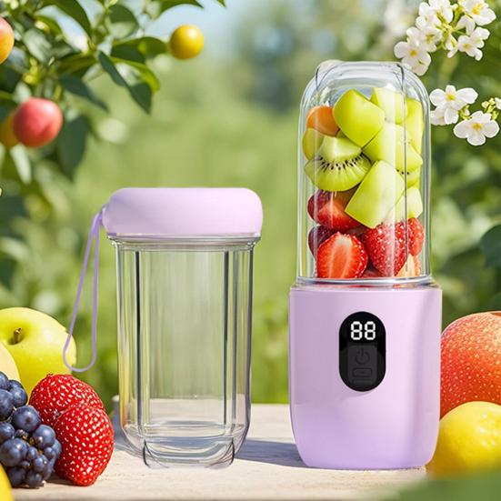 Portable Electric Juicer USB Rechargeable Digital Display Mini Personal Blender Smoothies Shakes Fruit Juicing Bottle Kitchen Gadgets білий
Portable Electric Juicer USB Rechargeable Digital Display Mini Personal Blender Smoothies Shakes Fruit Juicing Bottle Kitchen Gadgets білий