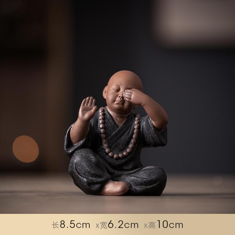 Ceramics Four Not Small Monk Statue Ceramic crafts Chinese characteristic decoration luxurious Home, Study, office accessories
Ceramics Four Not Small Monk Statue Ceramic crafts Chinese characteristic decoration luxurious Home, Study, office accessories