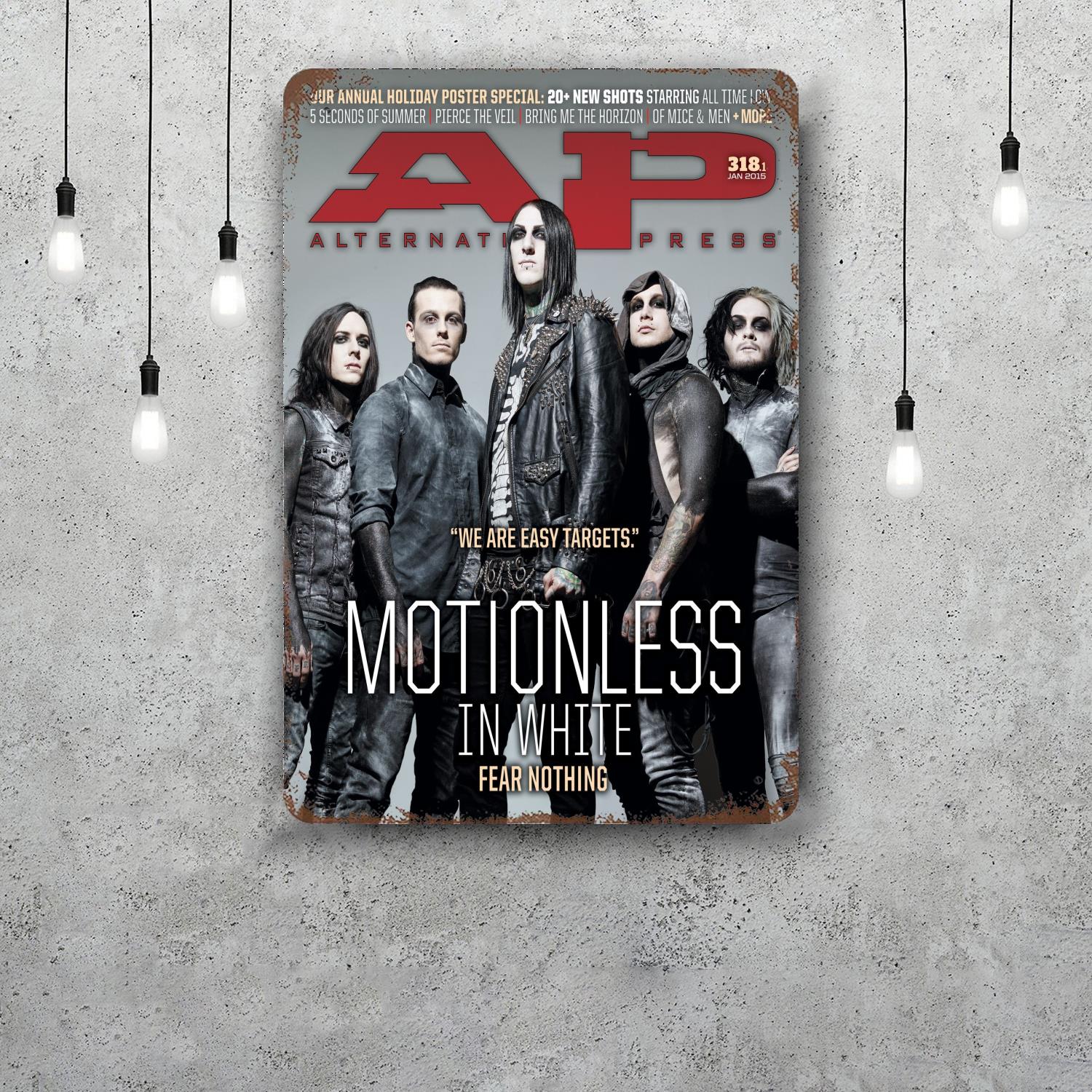 Motionless In White Металлические Знаки настенный декор Винтажные Жестяные Знаки Капитан Металлический Постер Декор для Бара Паба Клуба Настенное Украшение 20x30cm(7.8x11.8inch)
Motionless In White Металлические Знаки настенный декор Винтажные Жестяные Знаки Капитан Металлический Постер Декор для Бара Паба Клуба Настенное Украшение 20x30cm(7.8x11.8inch)